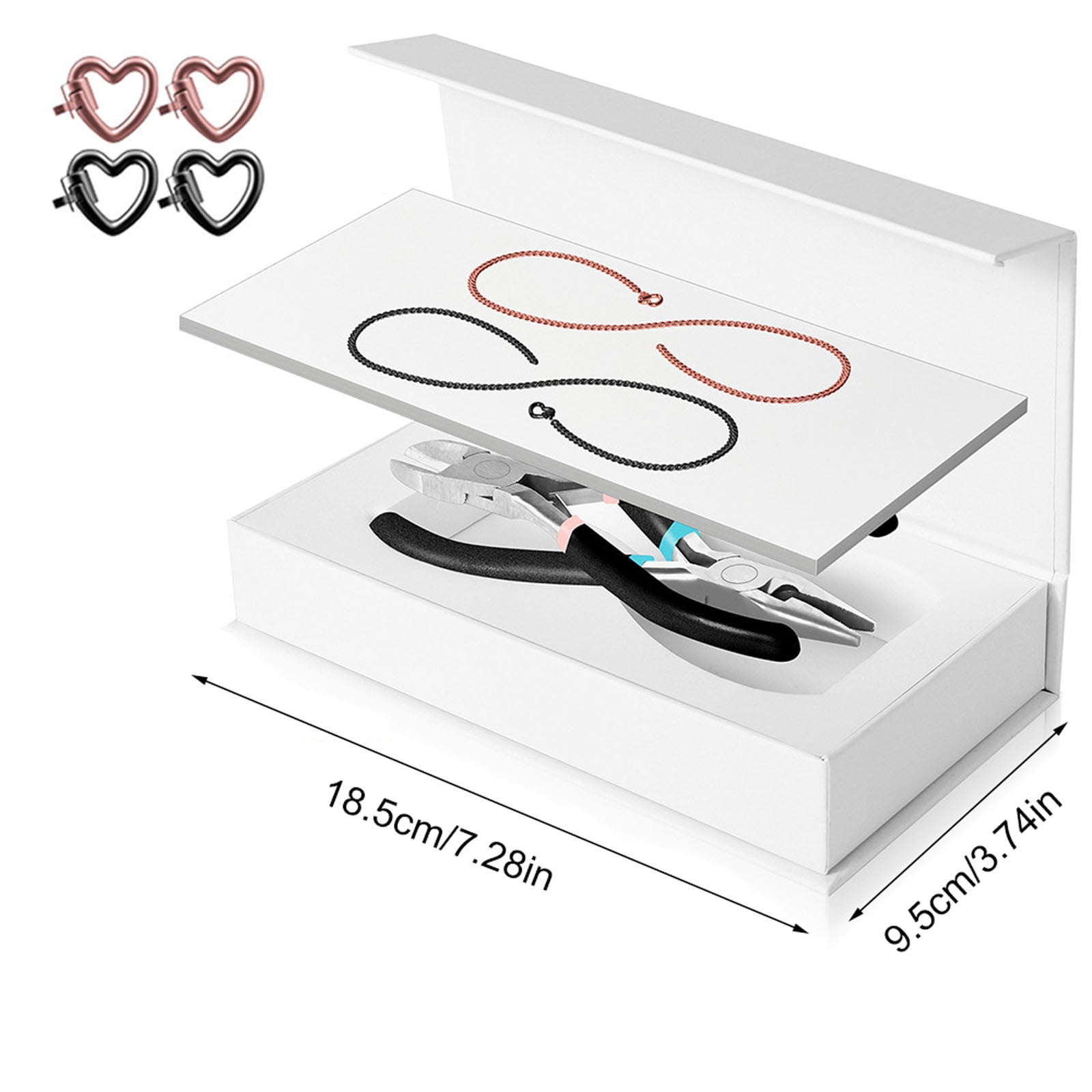 DIY Permanent Bracelet Kit for Couples - Forever Bracelets, Jewelry Gifts for Women and Men, Friendship Bracelets Making, Locked Bracelets for Day Bracelets, Perfect Gifts for Couples and Friends