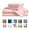 Barely Pink, variant on CH 6-Piece Full Luxury Bed Sheet Set - Soft, Wrinkle & Fade Resistant Microfiber Bedding with 14" Deep Pocket & Embroidery, Misty Grey