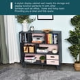 thumbnail image 6 of HOMCOM 3-Tier Child Bookcase Open Shelves Cabinet Floor Standing Cube Storage Organizer with Drawers - Pink, 6 of 9