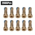 thumbnail image 4 of Tornillo inferior, juego de tornillos de 2000 piezas Tornillos inferiores de repuesto para reemplazo de tornillos inferiores de teléfono Eficiencia óptima para teléfono, 4 of 8