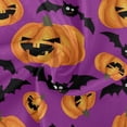 thumbnail image 2 of Coolnut Cute Halloween Pumpkin and Bats Round Tablecloth 60In,Table Cover Water Resistant Spill Proof Large Table Cover for Indoor & Outdoor Family Gathering Dinner, BBQ Halloween Decoration, 2 of 7