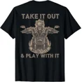 thumbnail image 1 of Biker Skeleton Motorcycle Rider Back Print Graphic Tee Retro Top,for unisex up to 3XL, 1 of 4