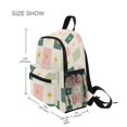 thumbnail image 3 of FORMRS Kids School Backpack with Front Zippered Pocket 12" Student Travel Daypack, Beige Abstract, 3 of 6
