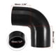 thumbnail image 3 of Manguera de silicona Unique Bargains Codo de 90 grados ID 63mm 2.5 color negro para tubería de entrada de Intercooler con 2 abrazaderas, 3 of 6