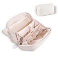 thumbnail image 1 of Bolsa de maquillaje de viaje FINEASY, funda de tela para cosméticos para mujer, 1 of 9