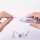 thumbnail image 3 of Kit eléctrico automático para cortar uñas, 5 accesorios, moldeador de salón, manicura y pedicura para uñas acrílicas de los pies, uso doméstico y en salón, funciona con pilas, 3 of 7