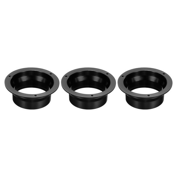 Uxcell 4 Inch Duct Connector Flange Exhaust Hose Flange ABS Round Air Duct Heating Cooling