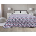 thumbnail image 1 of Oriental Down Alternative Comforter, Colorful Bubbles and Splashes Vintage Quatrefoil in Modern Influences Art Print, Microfiber Quilt for All Season, 5 Sizes, Multicolor, by Ambesonne, 1 of 3
