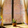 thumbnail image 4 of Stained Glass Window Film,Static Cling Window Privacy Film Decorative UV Sun Blocking Non-Adhesive Glass Window Covering for Home Bathroom, 15.6"x39.4", 4 of 6