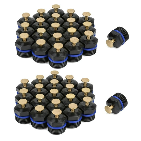 40Pcs Atomizing Sprinkler Nozzle,1/2 Inch Garden Misting 360Degree Agricultural Lawn Watering Nozzle Irrigation