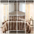 thumbnail image 4 of Cotton Bedding Set, King 4PC Faux Fur Comforter Set, Brown Comforter Set,Polyester Bed In A Bag, Household Supplies & Décor Bedding Bedding Sets King 4PC Faux Fur Comforter Set, 4 of 5