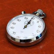 Handheld Mechanical Stopwatches for Track Races Featuring 30/60 Second Dials and Pause Function Mechanical Running Timers