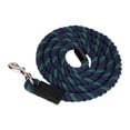 thumbnail image 2 of koolsoo Horse Lead Rope Horse Rope Long Rein Halter Rope for Dog, Sheep, Pet Recall Obedience Rope with Swivel Clip Horse Lunge Line Blue Green, 2 of 9