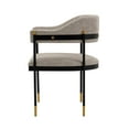 thumbnail image 6 of Manhattan Comfort Lia Dining Armchair with Metal Frame in Stone - Set of 2, 6 of 11