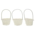 thumbnail image 1 of 3 PCS Rattan Woven Cestas Tejidos Canastas Dulces Contenedores Cestas de mano, 1 of 5