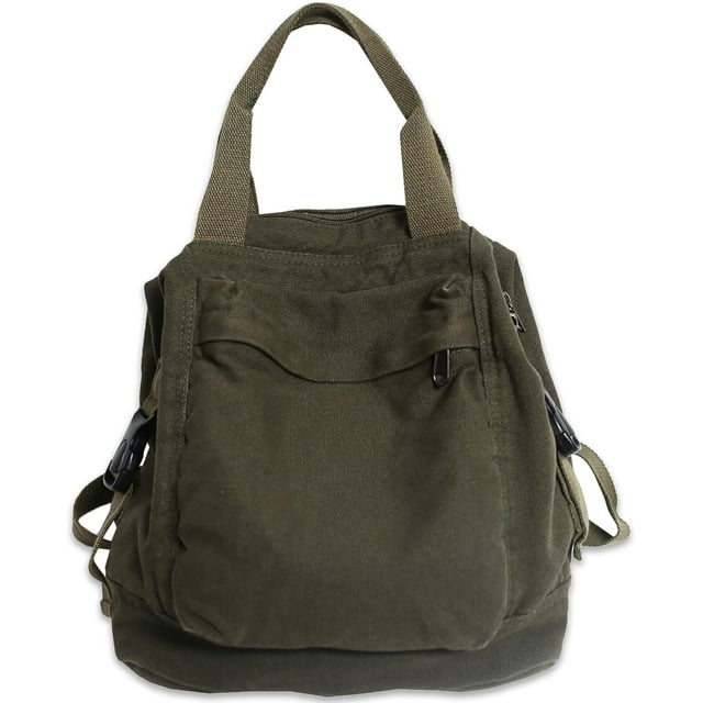 Mochila de lona pequeña para mujeres y niñas, bonita mochila estética