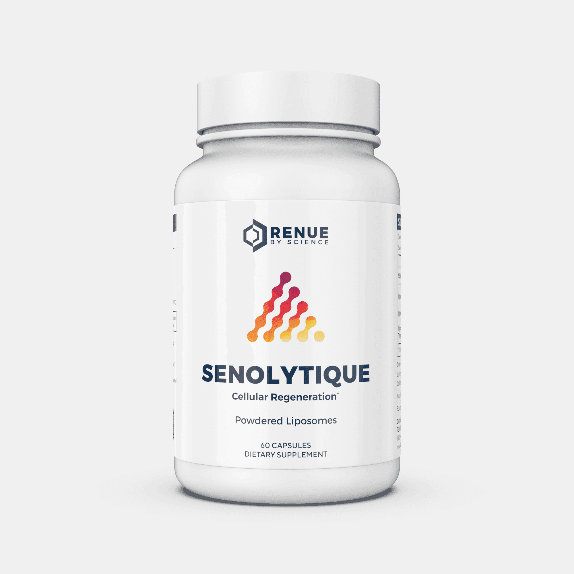 RENUE by SCIENCE Senolytique Senolytic Supplements | 60 Capsules with Fisetin (35mg) Quercetin (78mg) & Spermidine (3mg) per Serving | Liposomal Formula | Manufactured in the USA & Third-Party Tested
