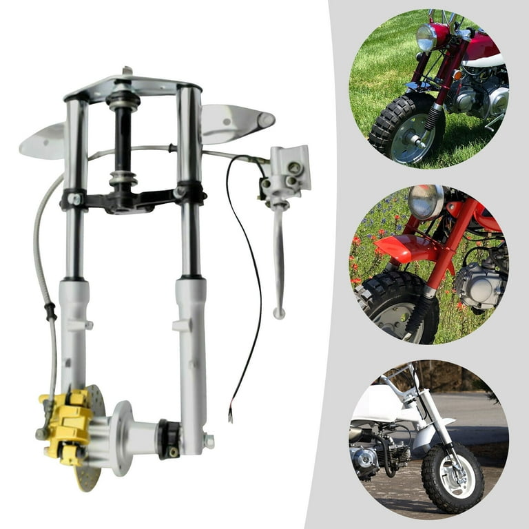 Miumaeov Front Forks Shock Absorber w/ Disc Brake Assembly