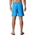 thumbnail image 2 of Columbia Men's Super Backcast Water Short, Blue Macaw Crosshatched Tuna Print, Small, 2 of 4