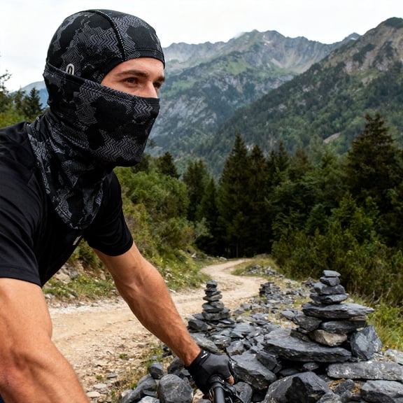 Plush Windproof Winter Face Shield Men and Women Warm Ski Mask Cold Weather Motorcycle Bike Riding Neck Guard