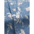 thumbnail image 6 of Lars Amadeus Men's Short Sleeve Button Down Floral Printed Shirt, 6 of 7