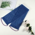 thumbnail image 6 of Unique Bargains 1 Pc Elasticity Body Scrub Towel Body Scrubber for Shower 29.92"x5.51" Blue, 6 of 6
