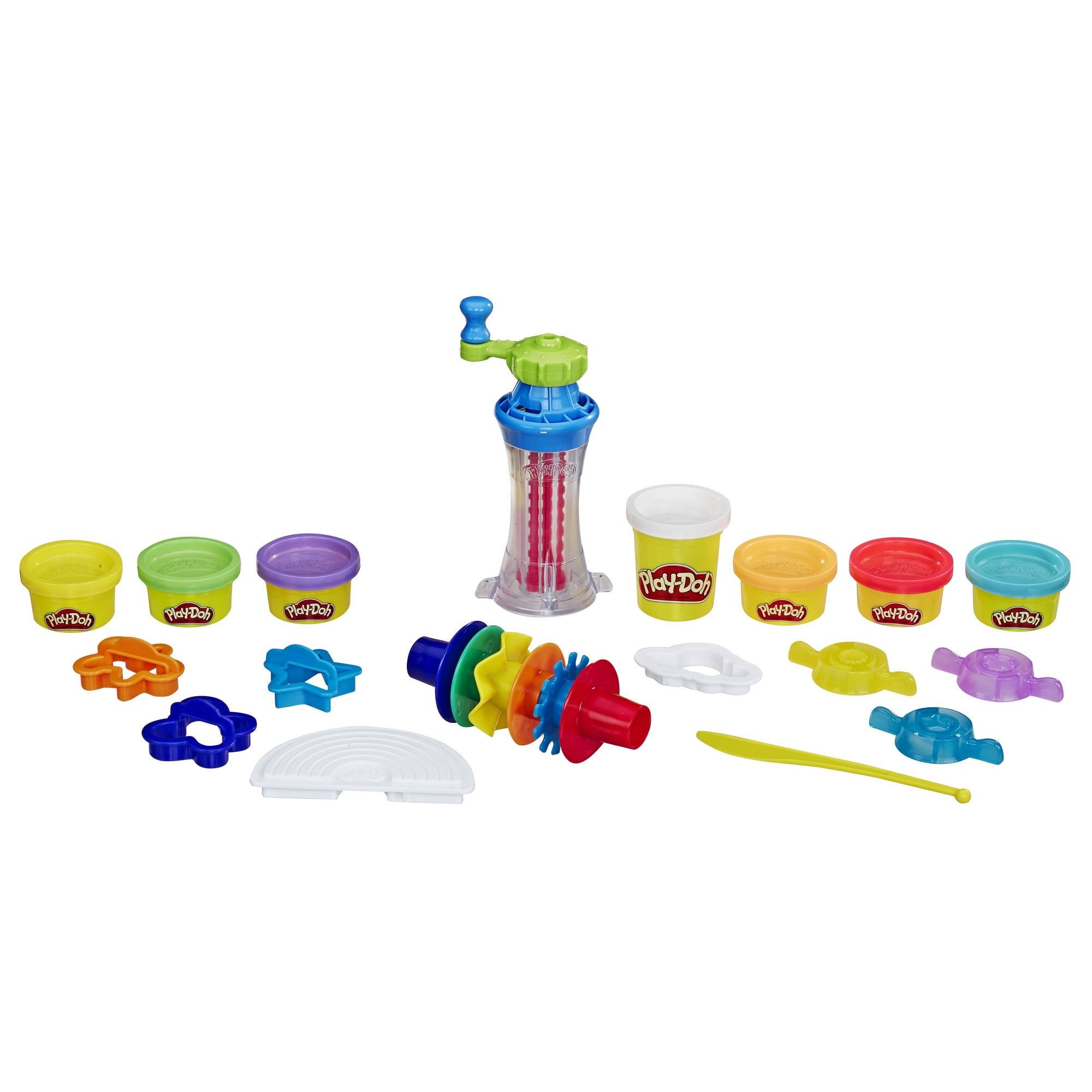 play doh rainbow learning