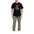 thumbnail image 5 of CafePress - Gamer Joystick Men's Dark Pajamas - Men's Dark Loose Fit Cotton Pajama Set, 5 of 7