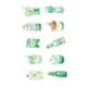 thumbnail image 4 of Pegatinas de PET ANGGREK 10 Unidades Decoración de Papel para Diario Fuerte Adherencia, 4 of 8