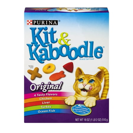 GTIN 017800512084 product image for Purina Kit & Kaboodle Dry Cat Food, Original, 18 oz. Box | upcitemdb.com