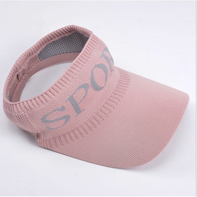Femmes Filles Sport Imprimé Casquette Réglable Sport Soleil Été Respirant Mesh Extérieur Chapeau Visières