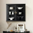 thumbnail image 6 of POLIHOME Display Wall Cabinet with Tempered Glass Doors，Storage Cabinet with Adjustable Shelves, 6 of 8