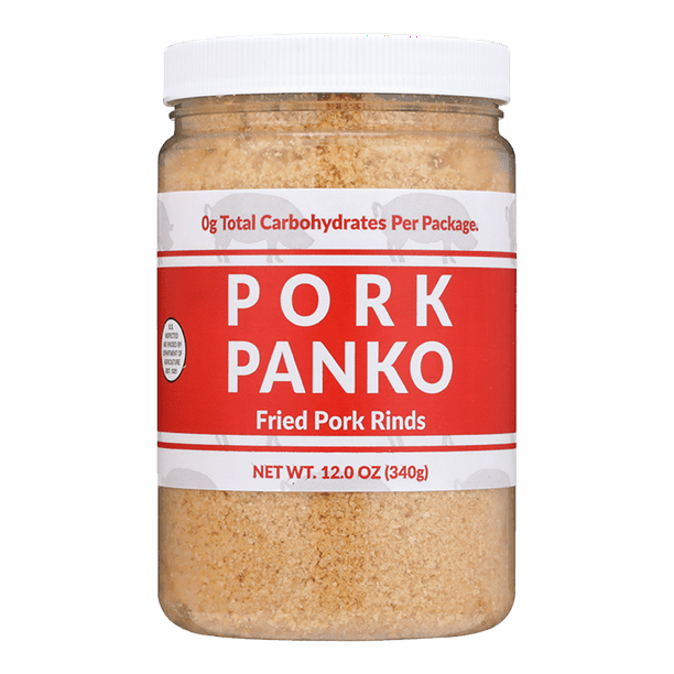 Pork Panko (12oz Jar) 0 Carb Pork Rind Crumbs Keto and Paleo