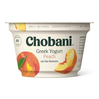 Chobani Non- Greek Yogurt, Peach on the Bottom 5.3 oz