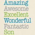 thumbnail image 3 of CafePress - Son Amazing Fantastic Light T Shirt - Men's Classic Graphic T-Shirt, 3 of 4