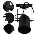 thumbnail image 4 of HORIALENCE 1Set Track Light Ceiling LED Warm Light Round Spotlight Fixture, 4 of 8