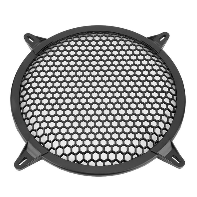 Cubierta de malla de plástico para altavoz de graves de coche, protección de 10 pulgadas