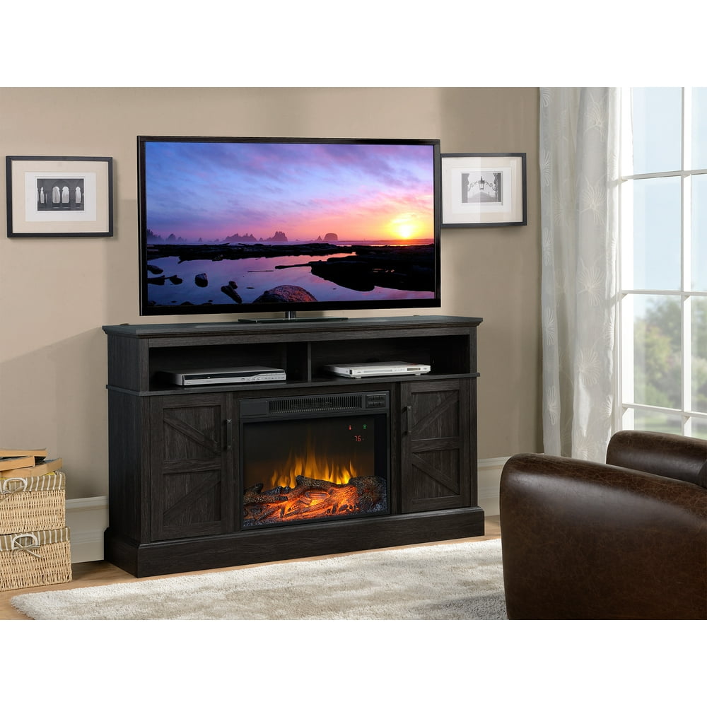 Flamelux Aspen 60 In. Media Fireplace and TV Stand in ...
