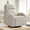 Manual-Chenille-Camel, variant on Aemeios Corduroy Swivel Rocker Glider Power Recliner Nursery Rocking Chair with USB and Type-C Ports, White