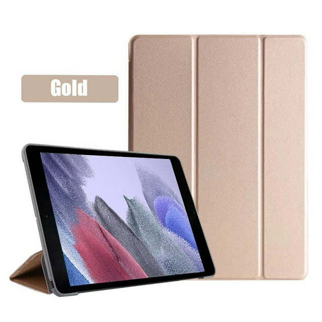 Cover For Samsung Galaxy Tab A7 Lite 8.7 SM-T220 SM-T225 Tablet Case Tri-fold Hard PC Back Cover Tab A7 Lite 2021 Case Funda Gold A7 Lite T220 T225
