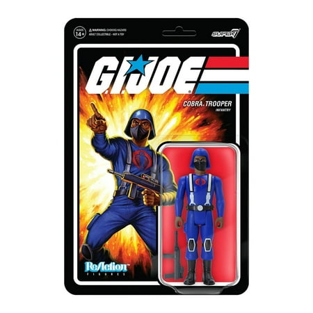 UPC: 0840049813878 | G.I. Joe Cobra Trooper Y-Back African American Infantry Soldier Figure Super7