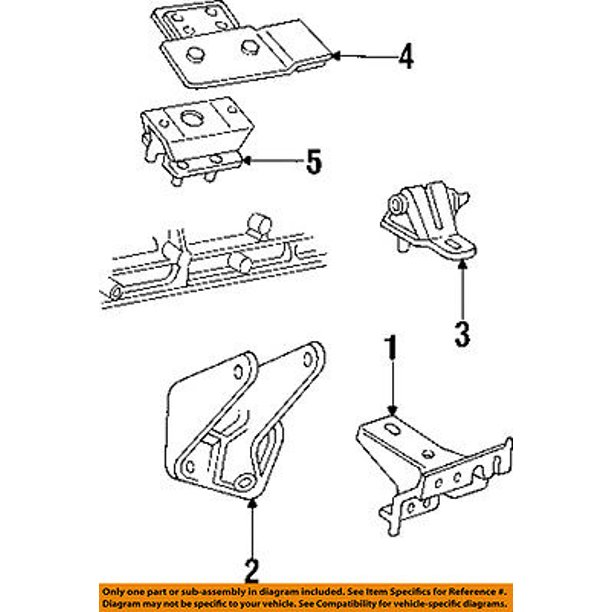 Jeep CHRYSLER OEM 8796 CherokeeEngine Motor Mount Torque Strut 52019201AC