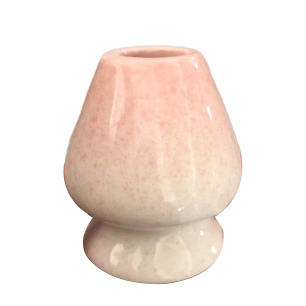 Soporte para té verde Perfecl Rosa, utensilios para té artesanales, soporte para batidor, decoración, mesa, sala de estar, 6,5 cm x 7,5 cm