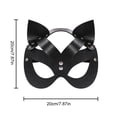 thumbnail image 4 of Sombreros De Gatúbela Máscara de Catwoman - Disfraces de Halloween Máscara cómoda Accesorio de fiesta para mujer, 4 of 4