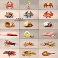 thumbnail image 1 of Sea World Mini Fishes Model Octopus Lobster Crab Squid Nautilus Marine life Aquarium Decor Fish Tank Miniatures Accessories ToysA16 He Qiyong unisex, 1 of 1