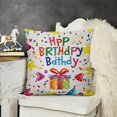 thumbnail image 2 of YINGXI  Throw Pillow Cover,Birthday Gift Cushion Case Outdoor Decoration for Sofa Couch Farmhouse 12x12in, 2 of 5