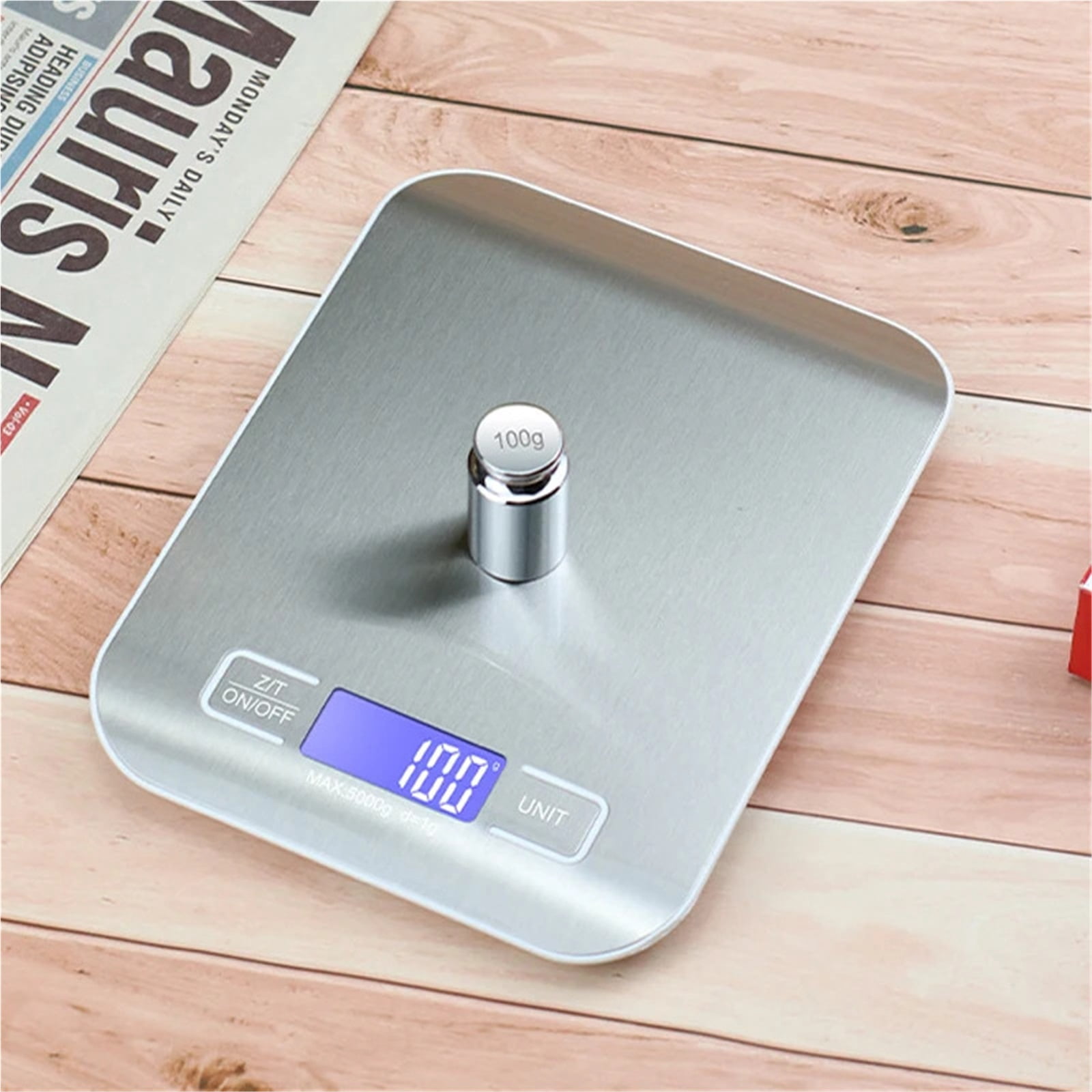 5kg/10kg Digital Kitchen Weight Scale 1g LCD Display Stainless Steel Coffee Scales Home Jewelry Food Snacks Weighing Baking Tool