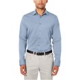 thumbnail image 1 of Ryan Seacrest - Camisa elástica con botones para hombre, ajuste moderno, azul, grande, 1 of 2