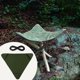 thumbnail image 4 of Silla de camping plegable Shamjiam Taburete de Tela Impermeable Verde, 4 of 8