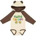 thumbnail image 3 of Inktastic Twins Happen Baby Boys or Girls Long Sleeve Baby Bodysuit, 3 of 5